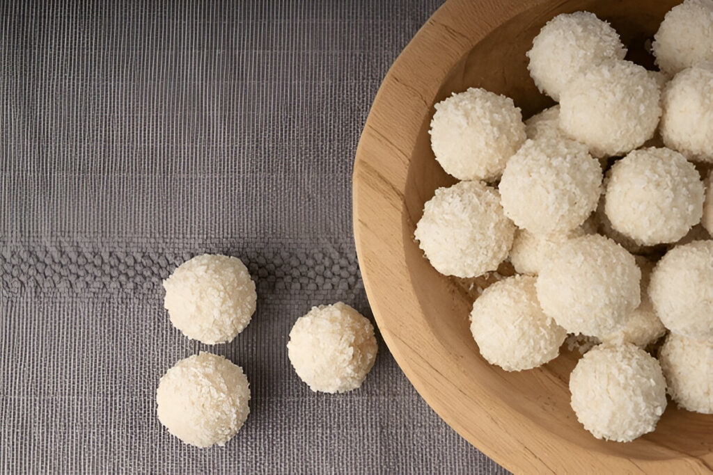 Coconut Almond Ladoo