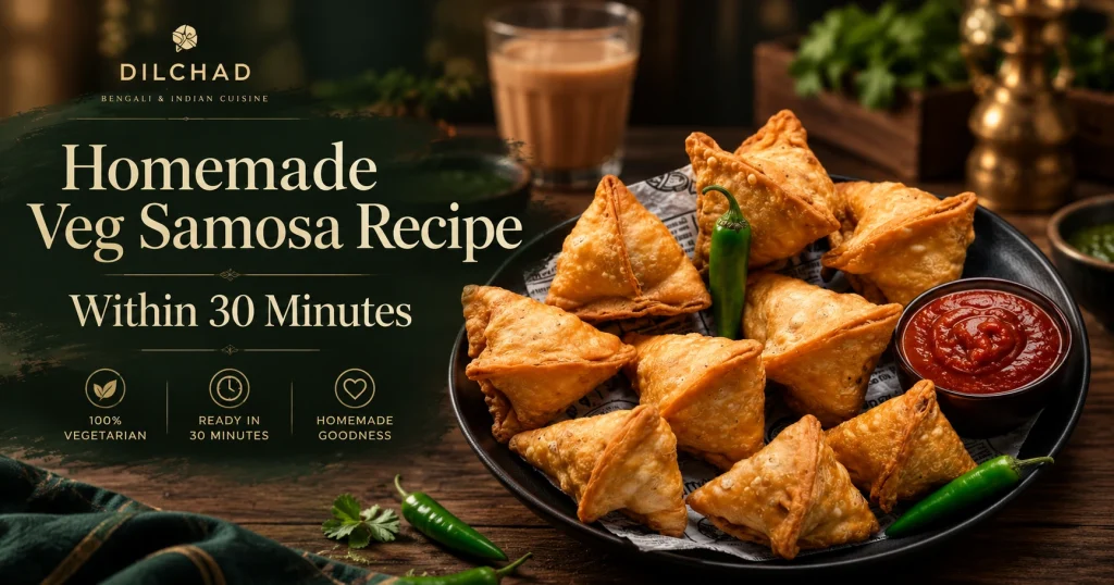 Homemade Veg Samosa Recipe