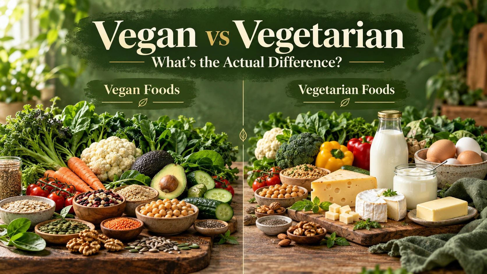 Vegan vs Vegetarian What’s the Actual Difference