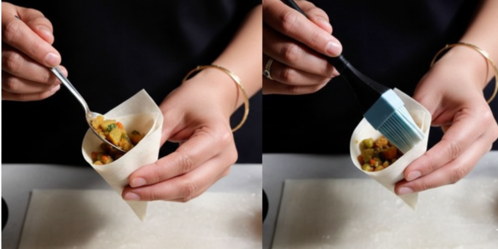 Filling The Samosa