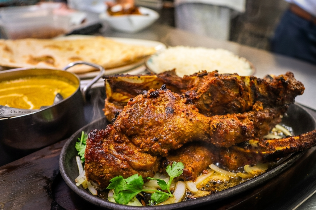 British Indian curry house dish compared to authentic regional Indian food